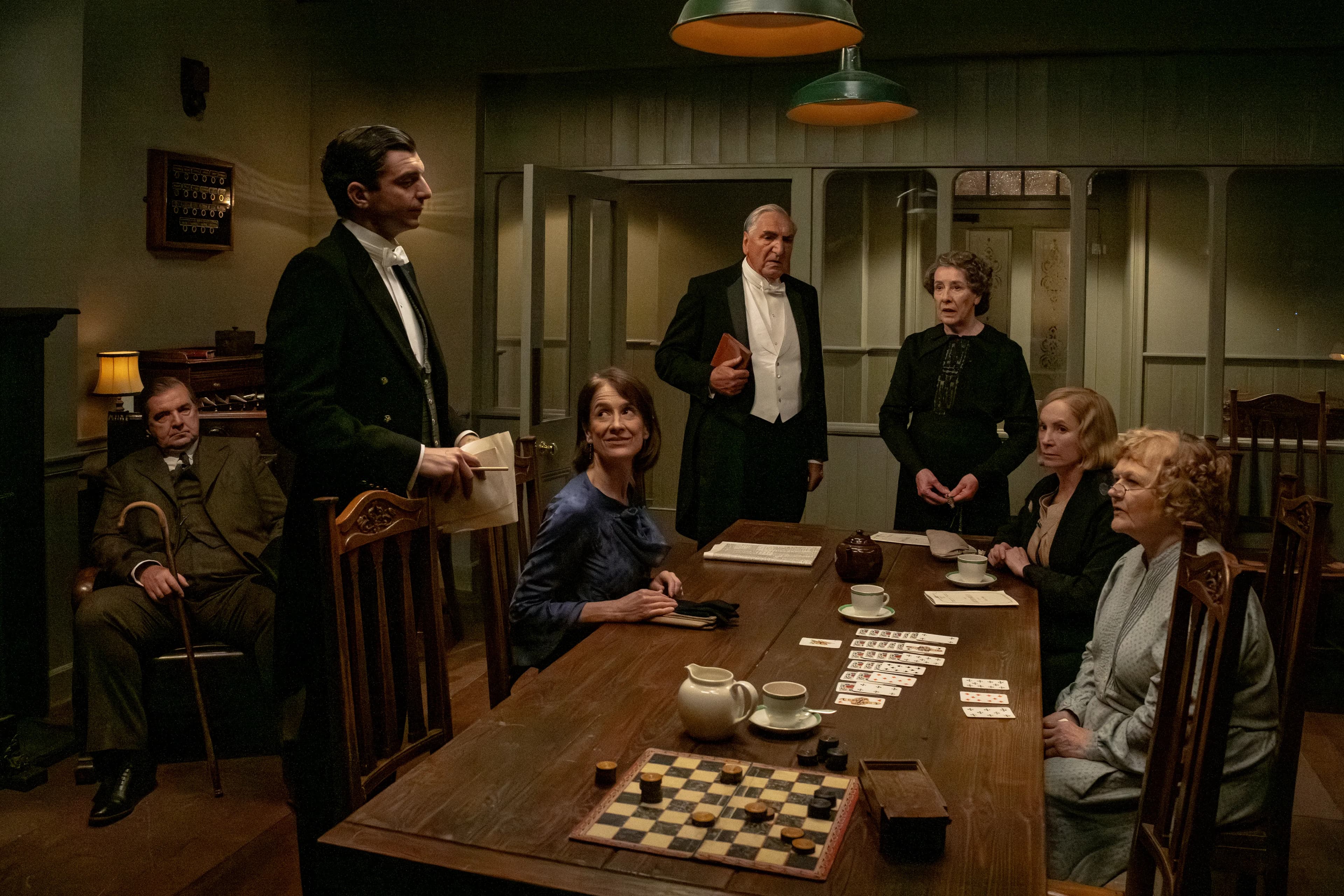 The 'downstairs' set of "Downton Abbey: The Grand Finale".