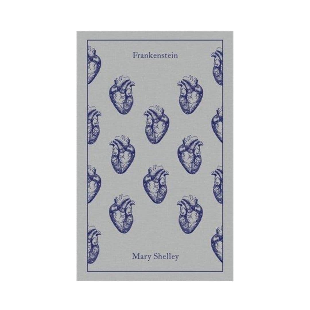 Special Edition Frankenstein Book with hearts on the cover