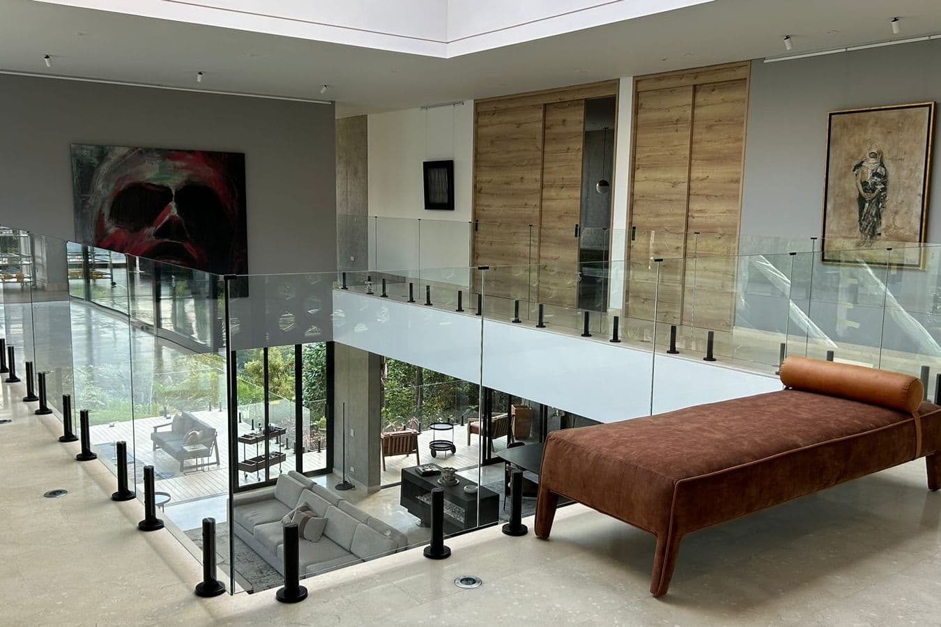 Teddy's mid-century modern home in "The Night Manager" season two.