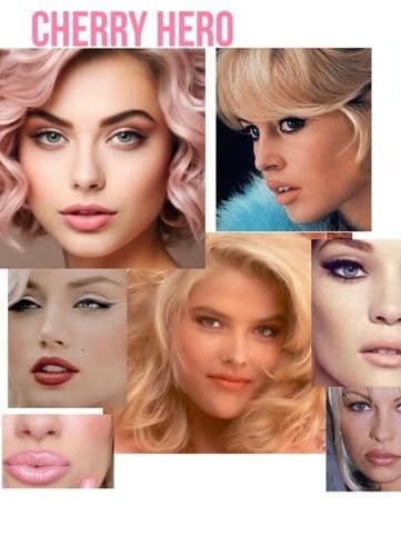 Joan Chell's moodboard for Cherry.