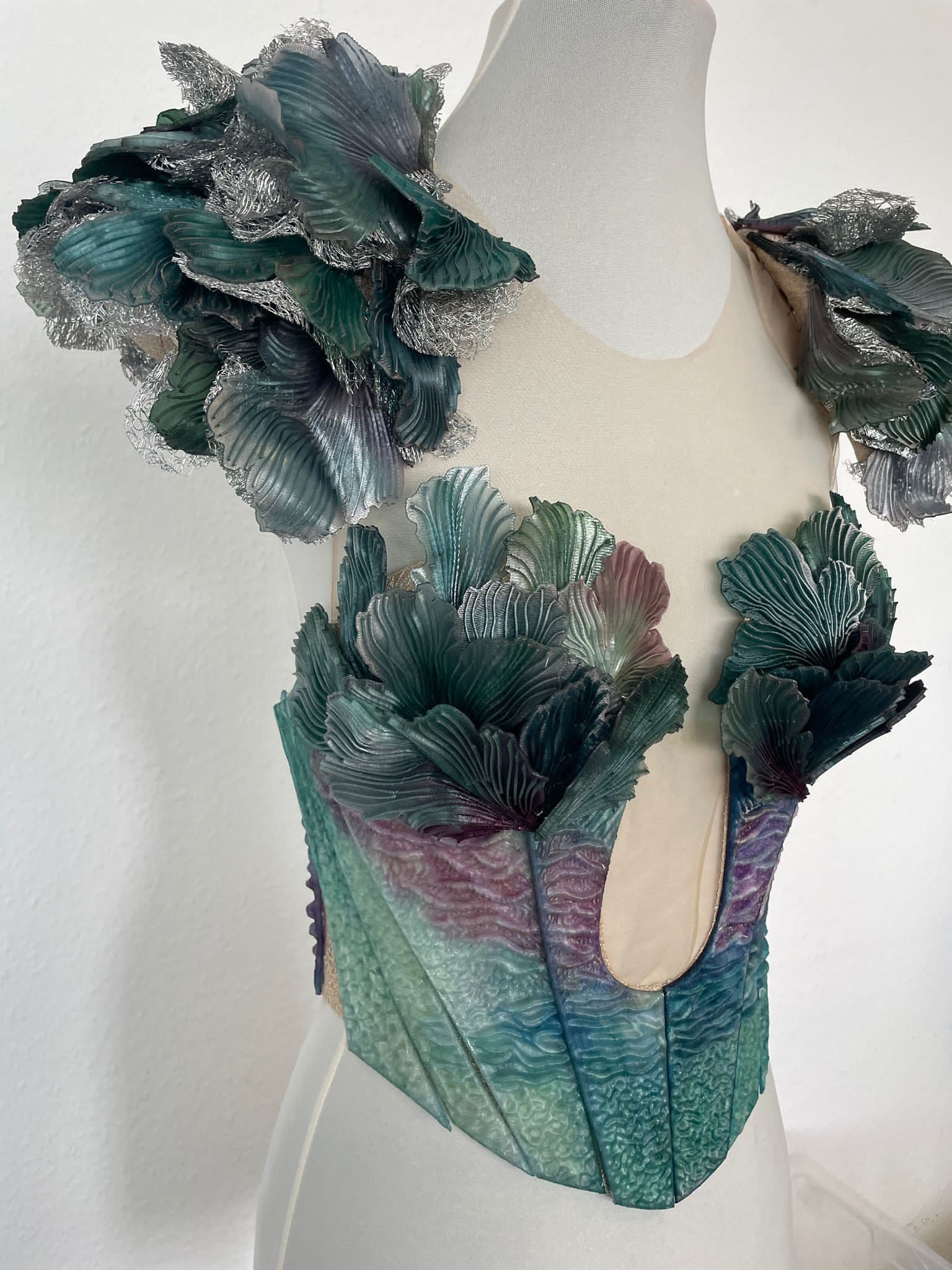 The rejected outfit for the pop star's on-stage comeback is meant to evoke "mermaid ocean colors"