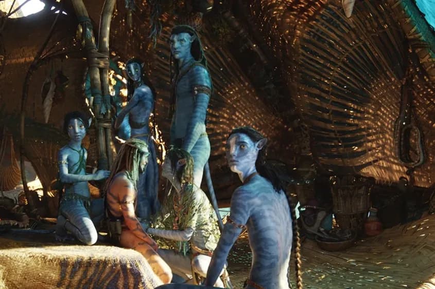 The cast of “Avatar: Fire and Ash.”