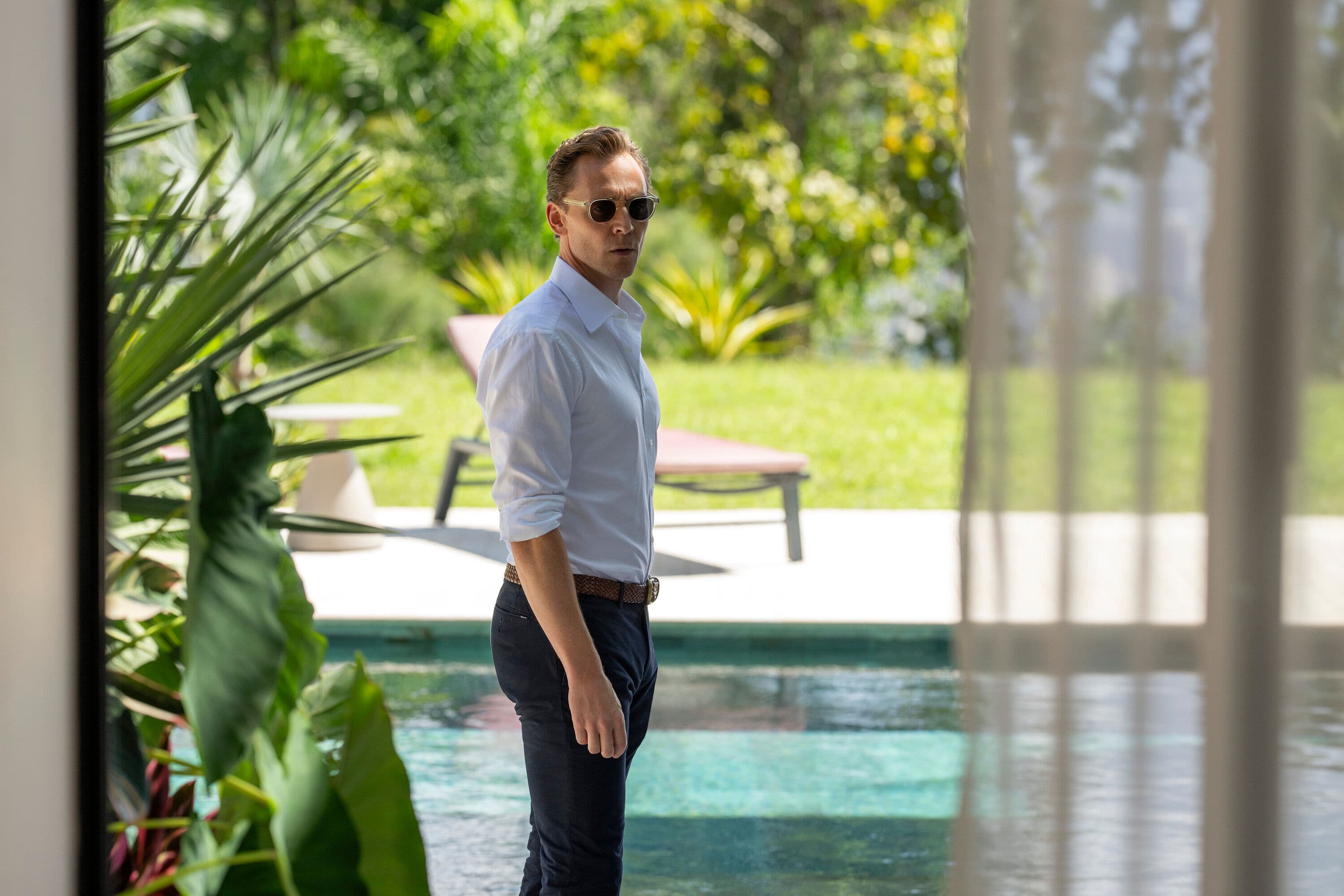 Tom Hiddleston in "The Night Manager" season two.