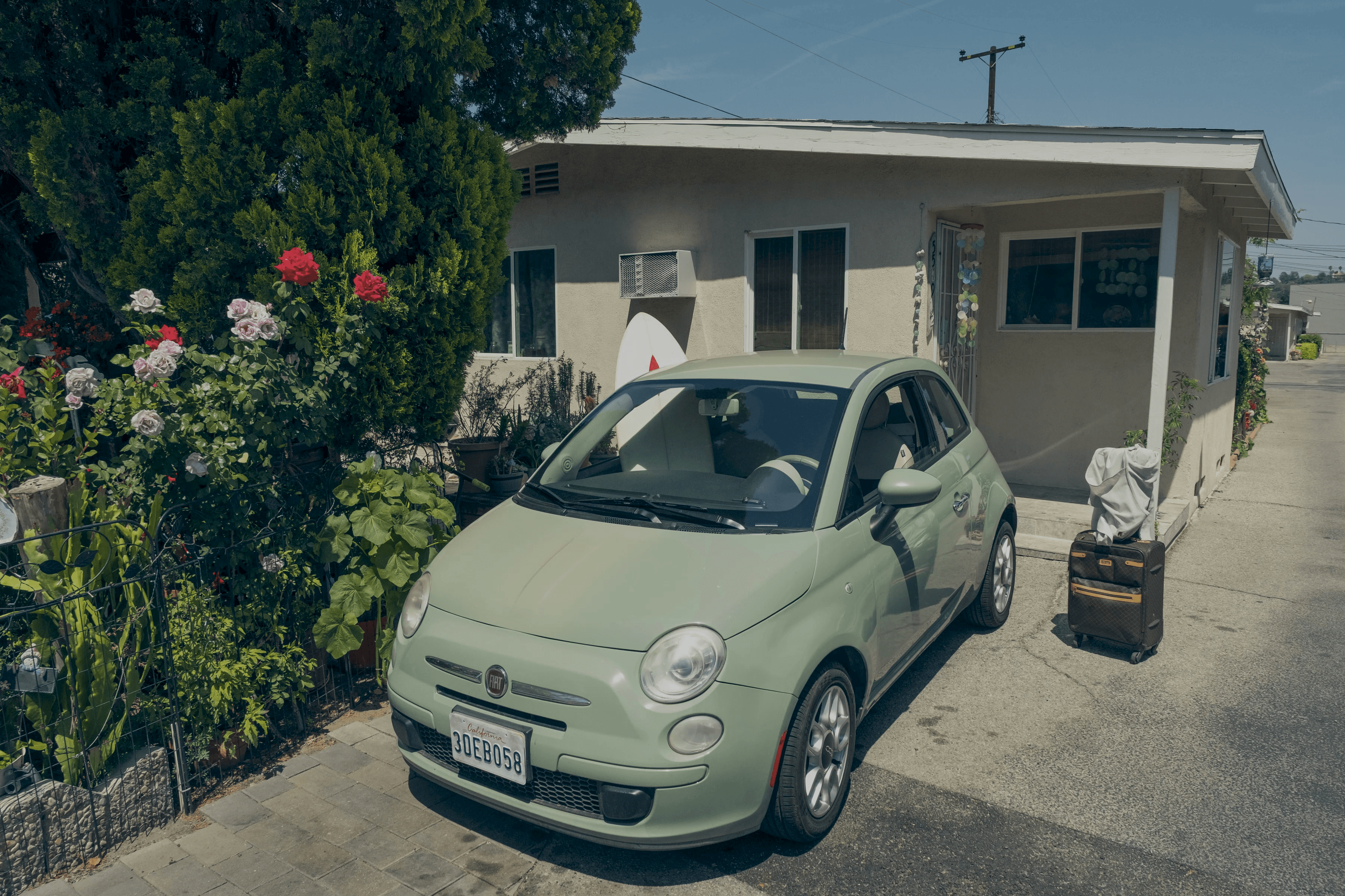 The exterior of the Oxnard one-bedroom.