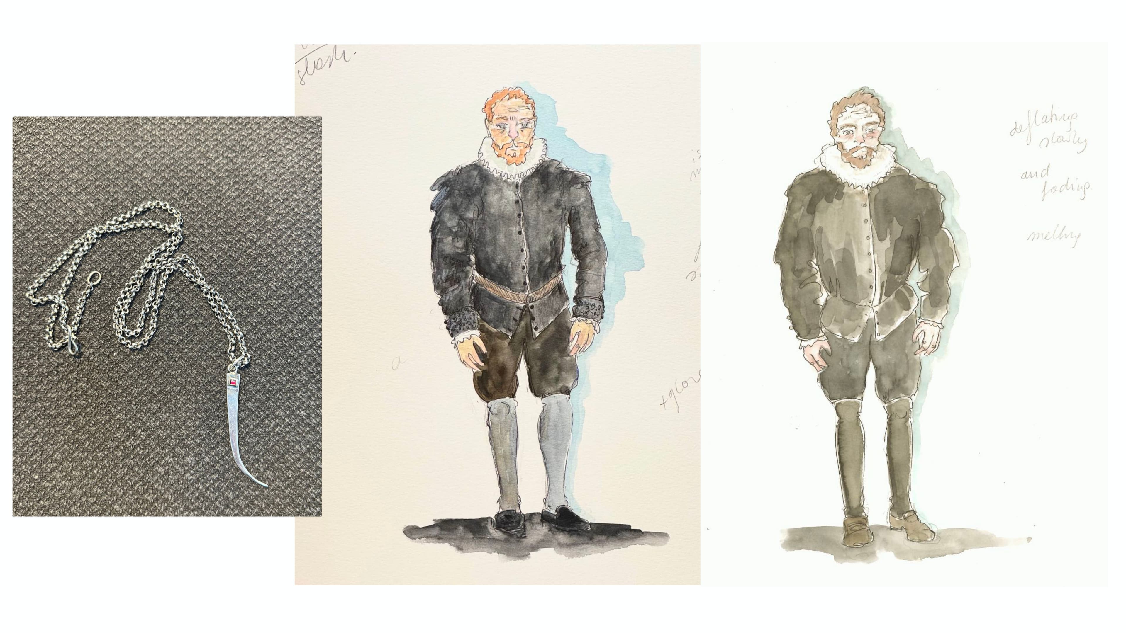 Will's father John's costumes in "Hamnet."