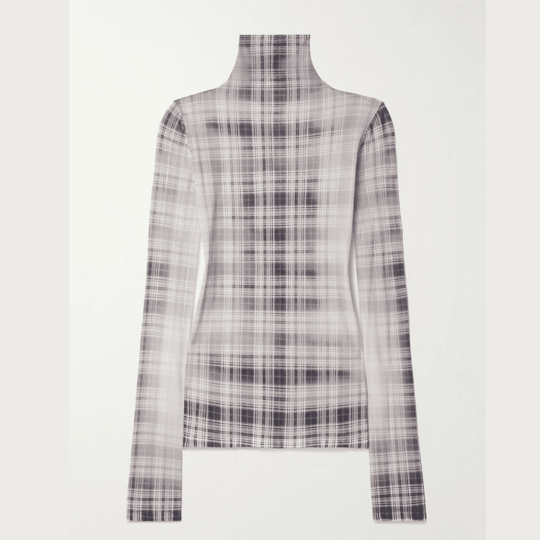 Acne Studios Checked turtleneck top