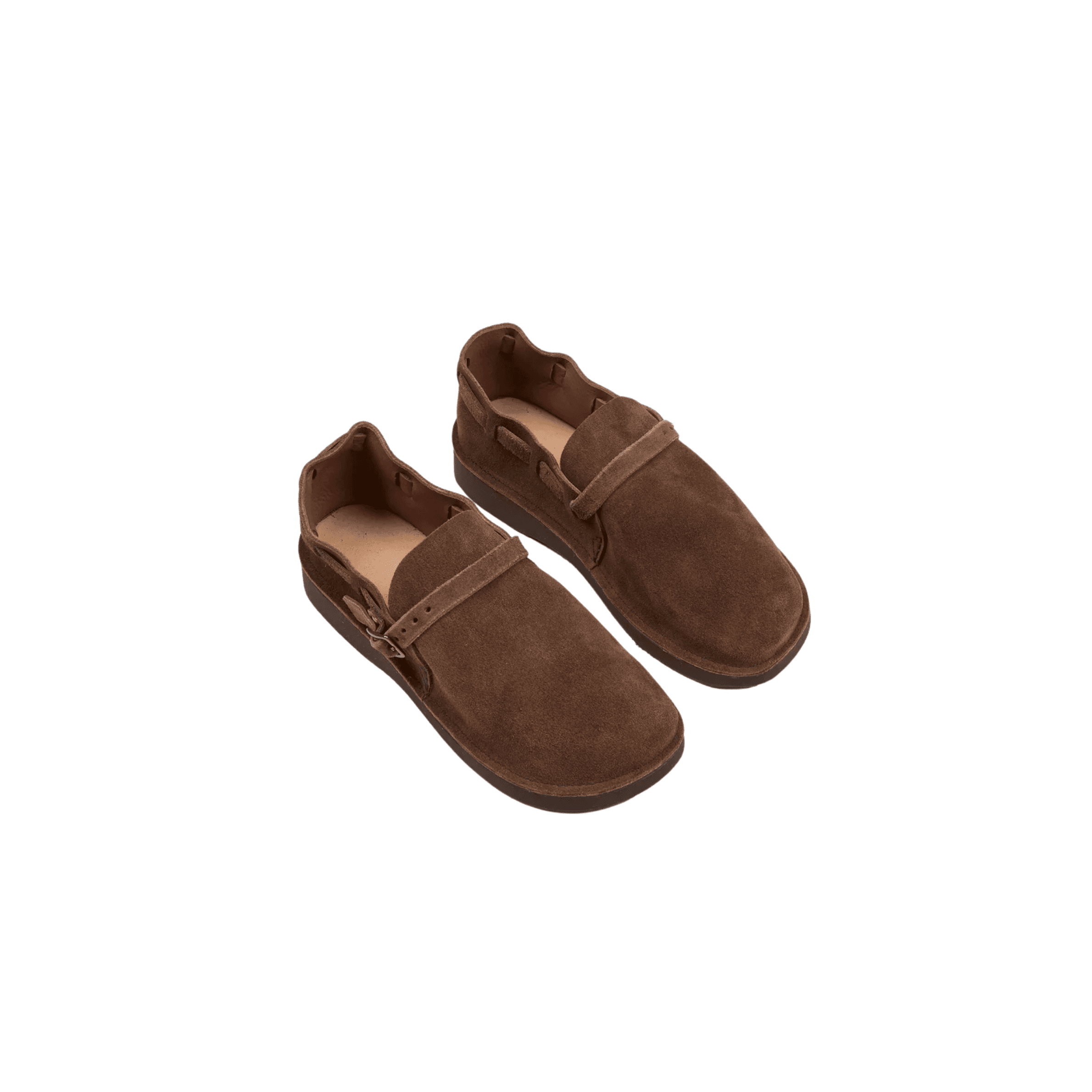 Aurora for Drake's Middle English Brown Roughout Leather Shoe