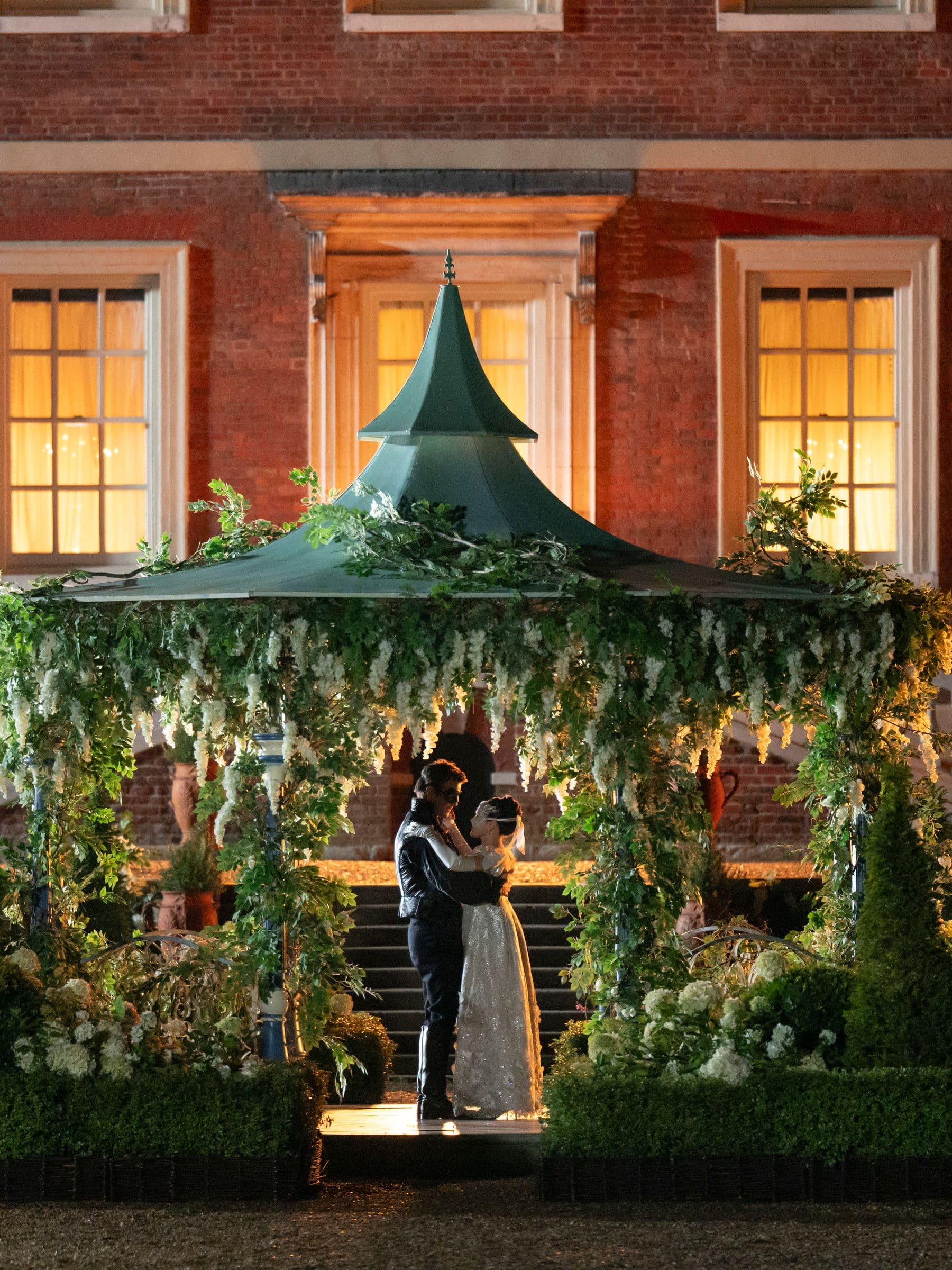 Preparing the arrangements for the Masquerade Ball took three weeks.