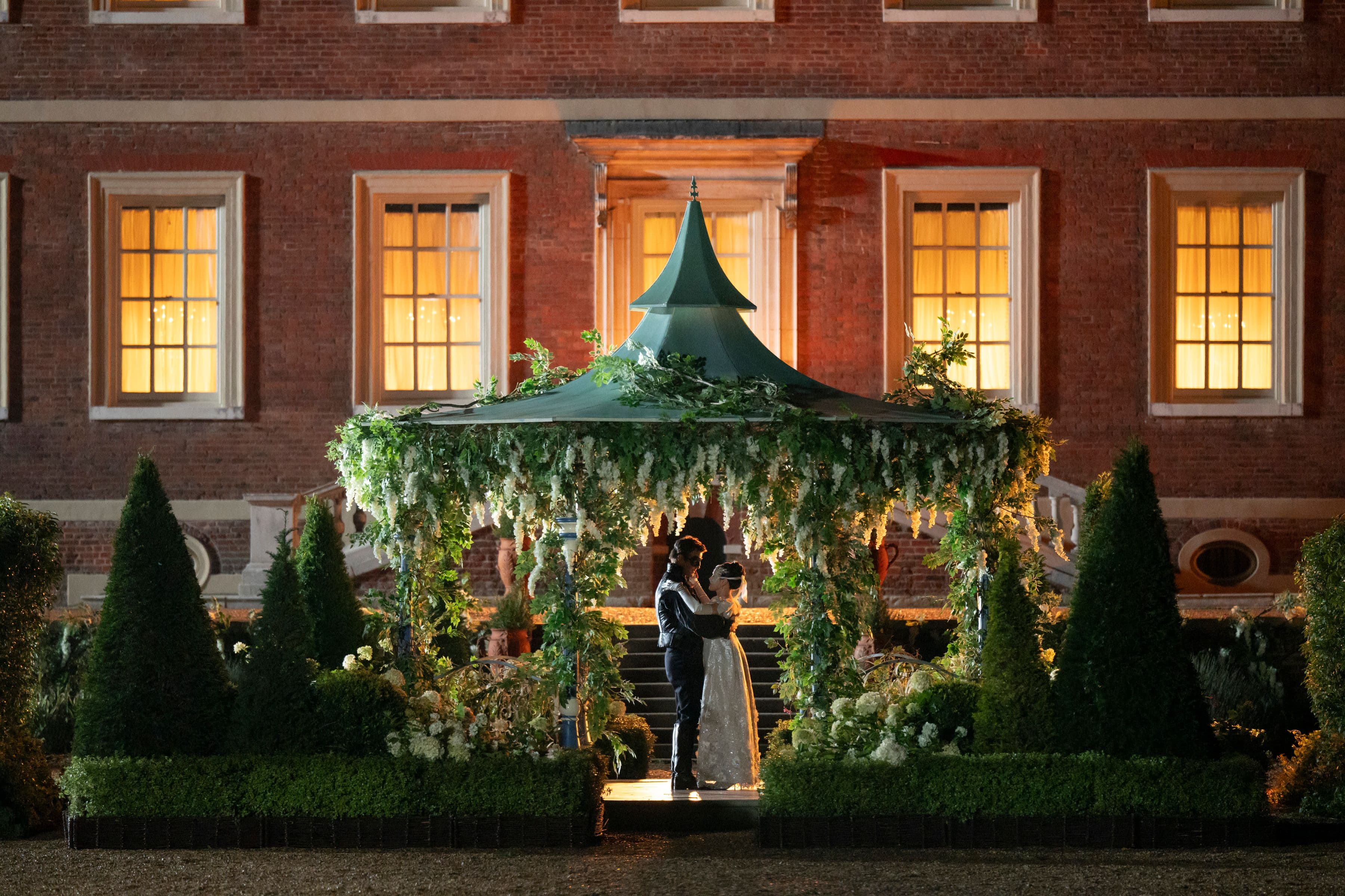 Preparing the arrangements for the Masquerade Ball took three weeks.