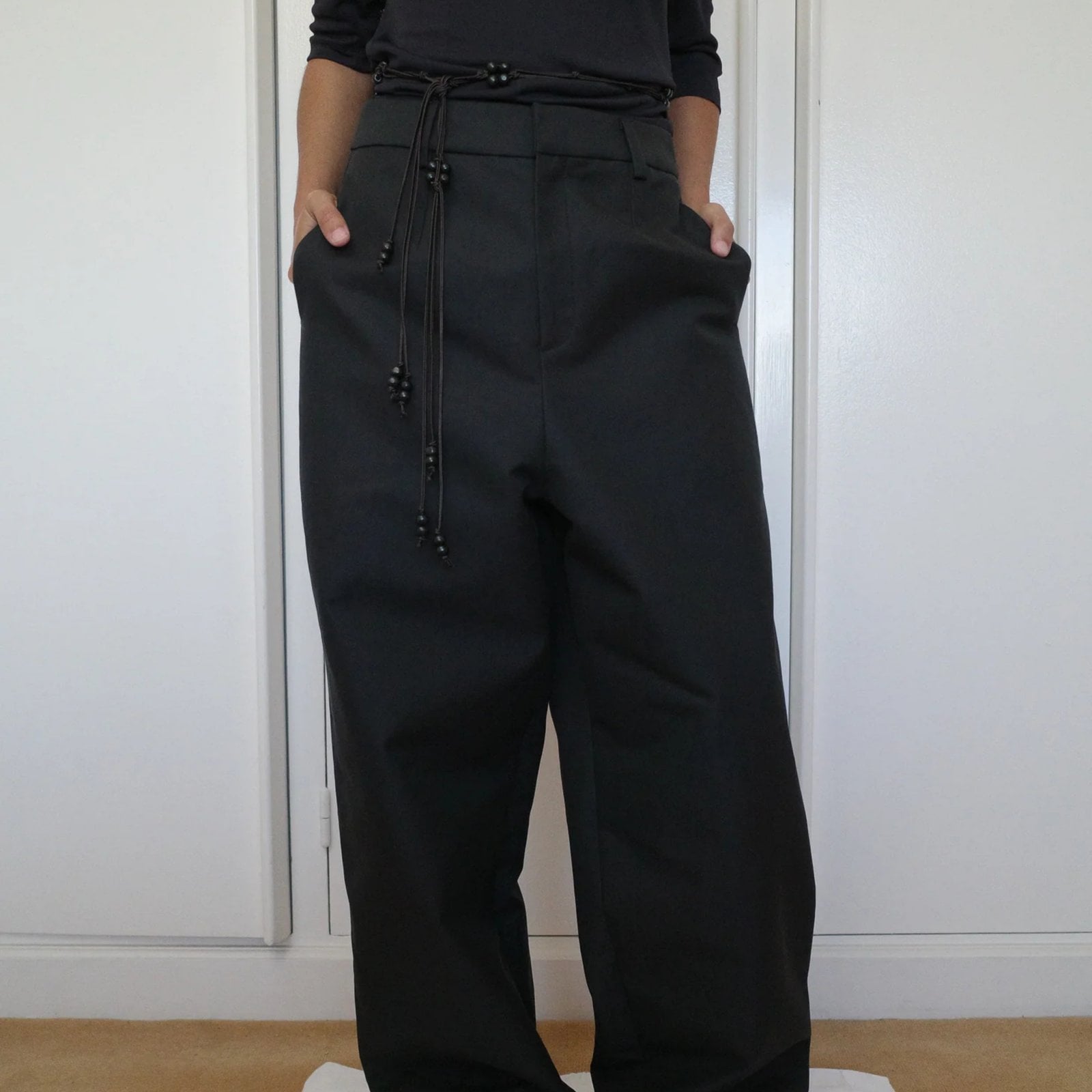 Bambou Roger Kwong Thick Cotton Gabardine Trousers