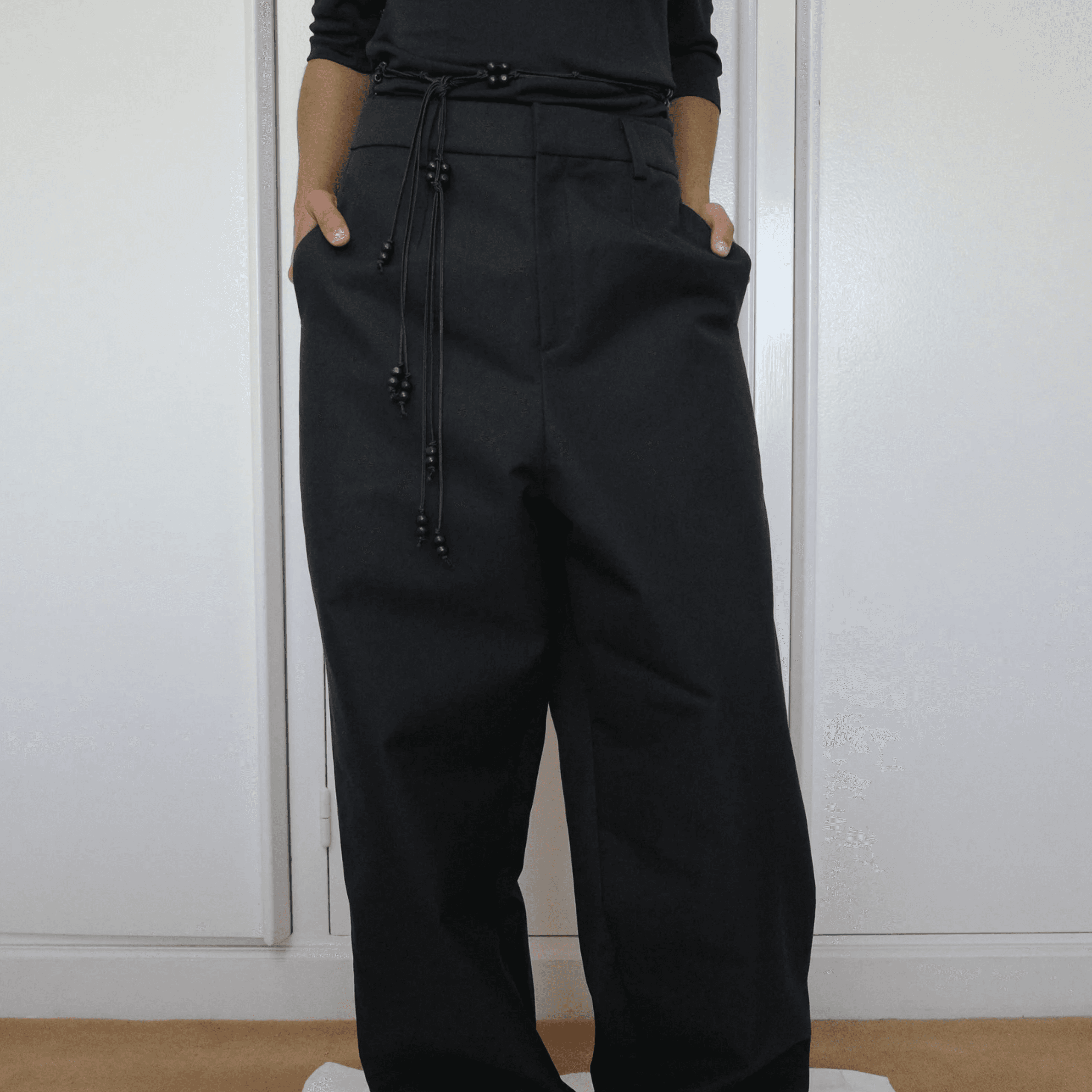 Bambou Roger Kwong Thick Cotton Gabardine Trousers