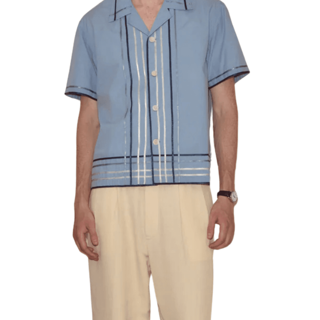 Bode Ribbon Plaid Shirt