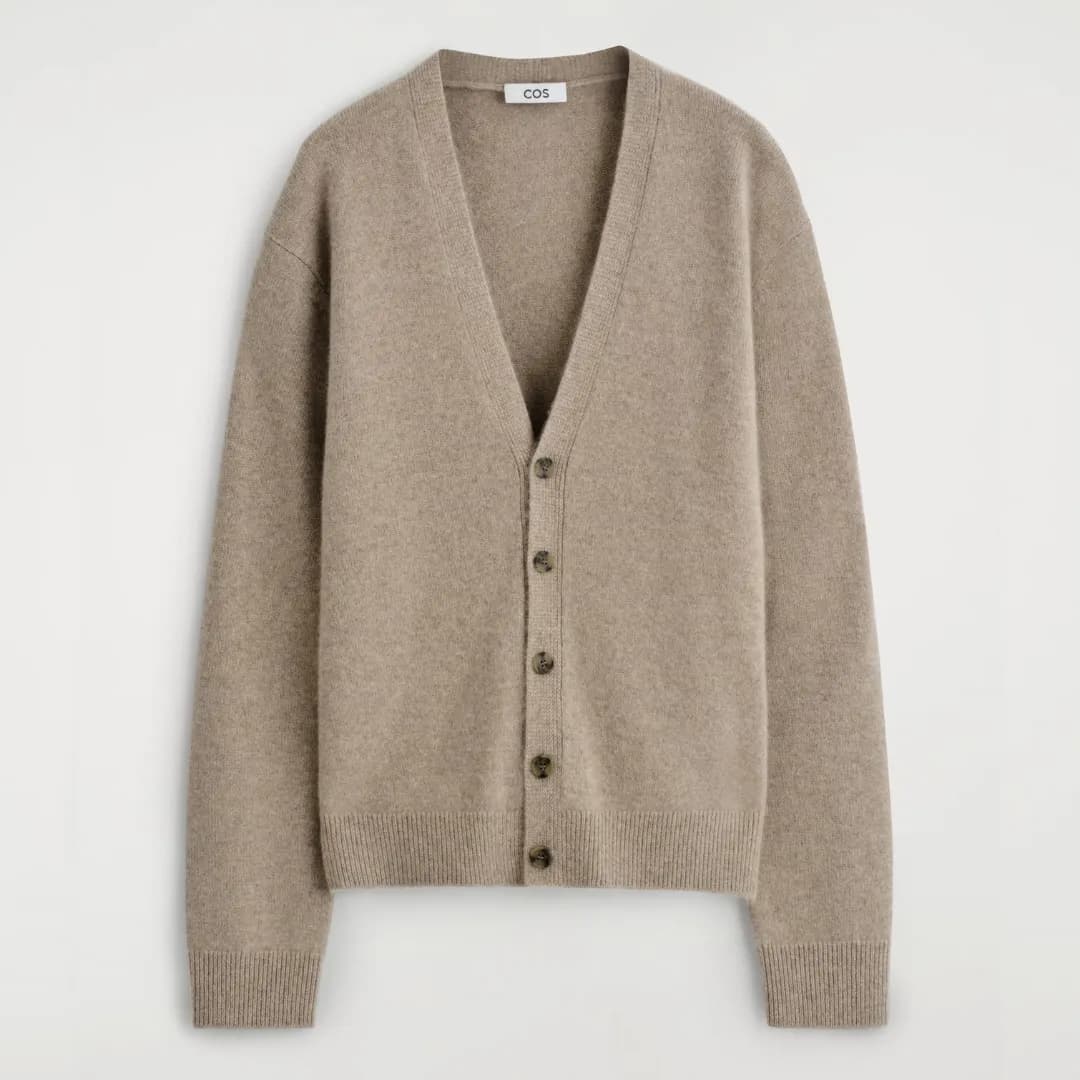 COS Cashmere V-Neck Cardigan