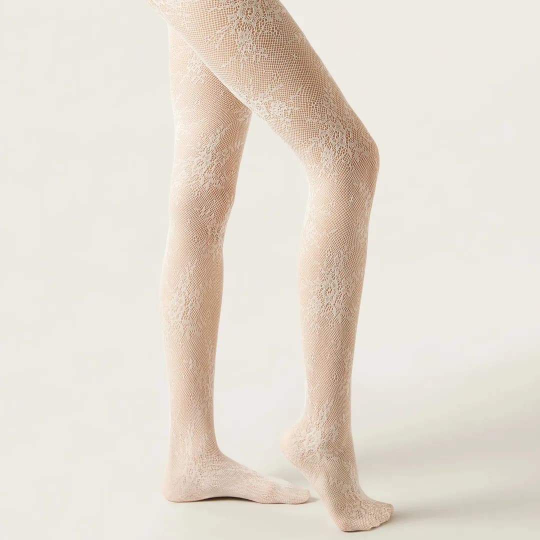 Calzedonia Floral Fishnet Tights