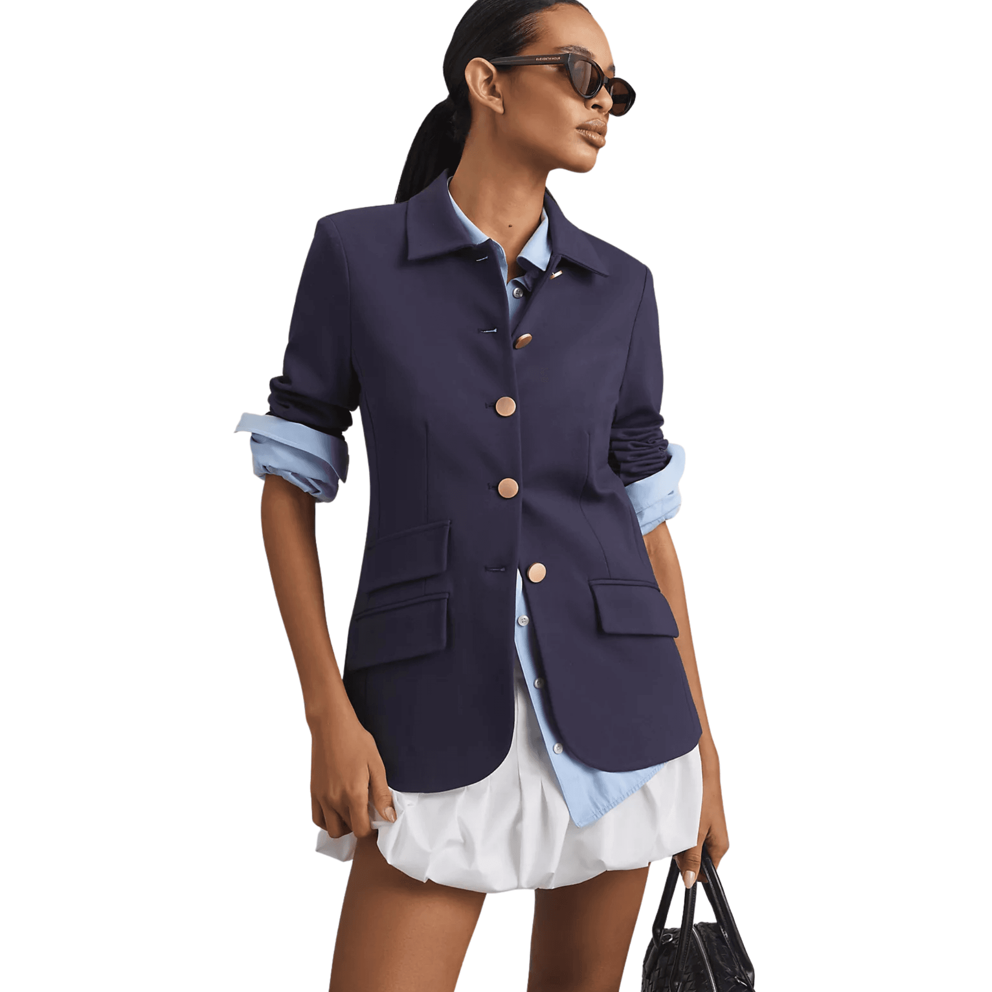 DOLAN Ponte Military Blazer