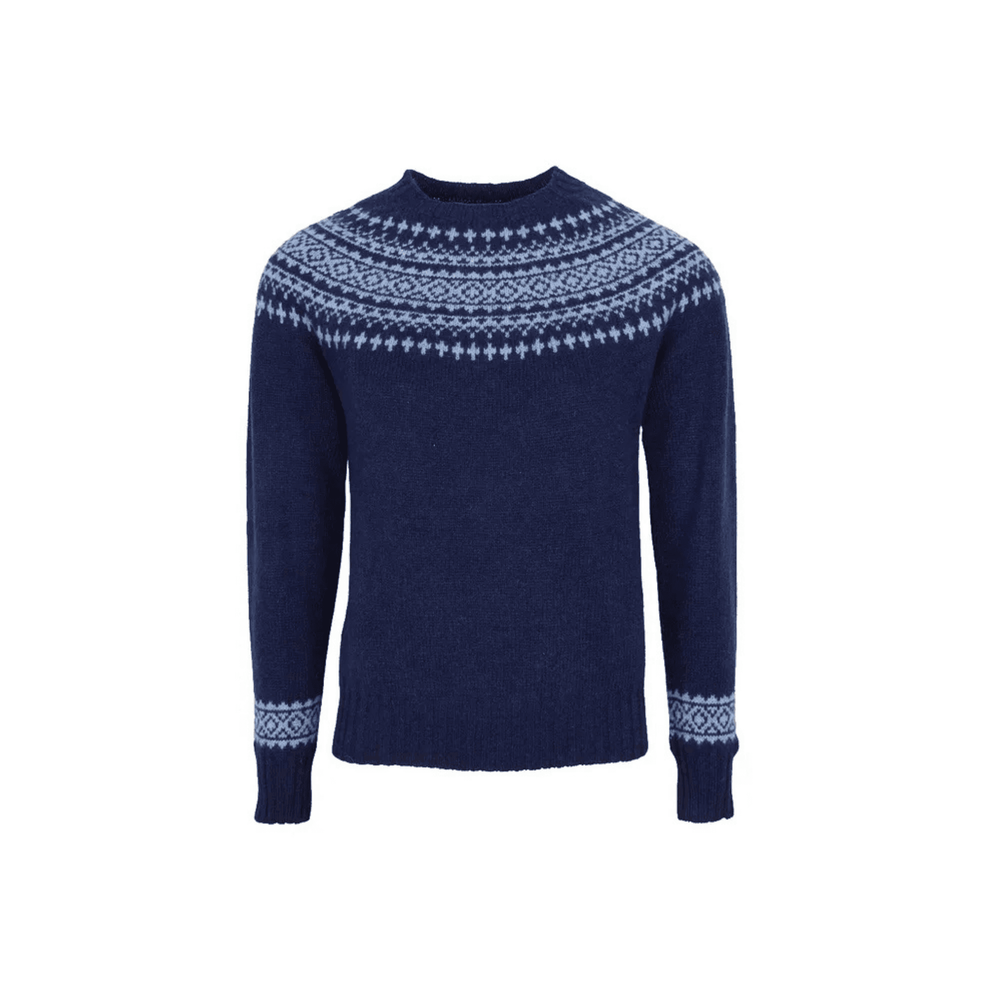 FARLOWS LADIES LORNA SUPERSOFT FAIRISLE MERINO WOOL JUMPER