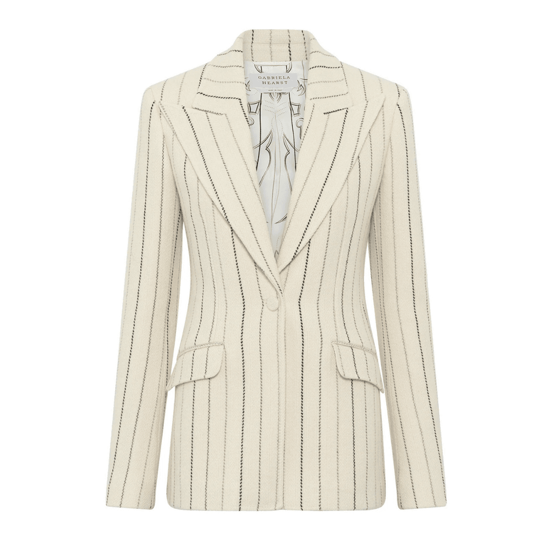 Gabriela Hearst Pinstripe Wool Blazer