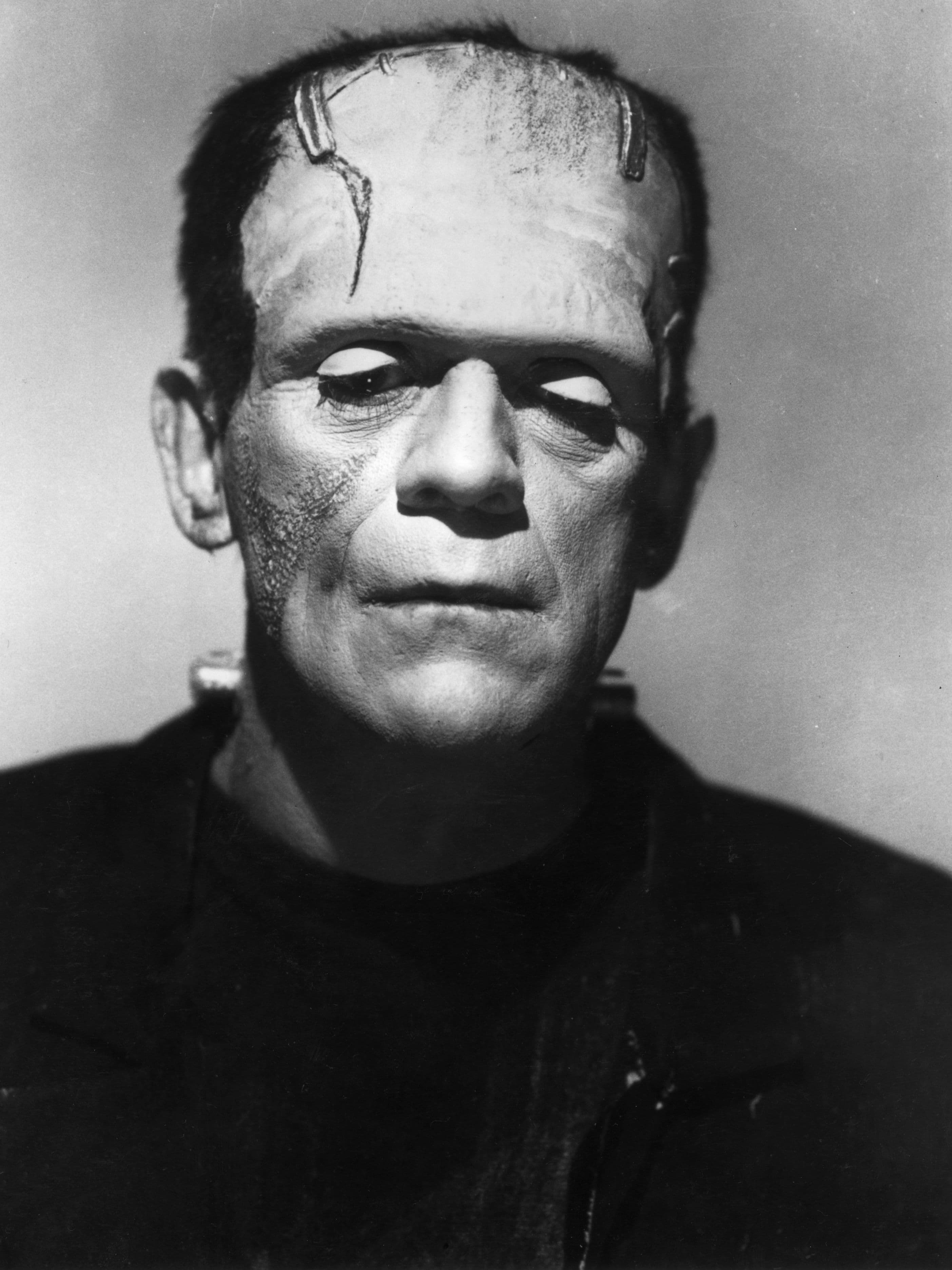 Boris Karloff's iconic 1931 Frankenstein monster makeup was designed by Jack Pierce.