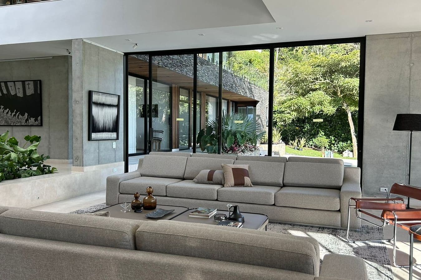Teddy's mid-century modern home in "The Night Manager" season two.