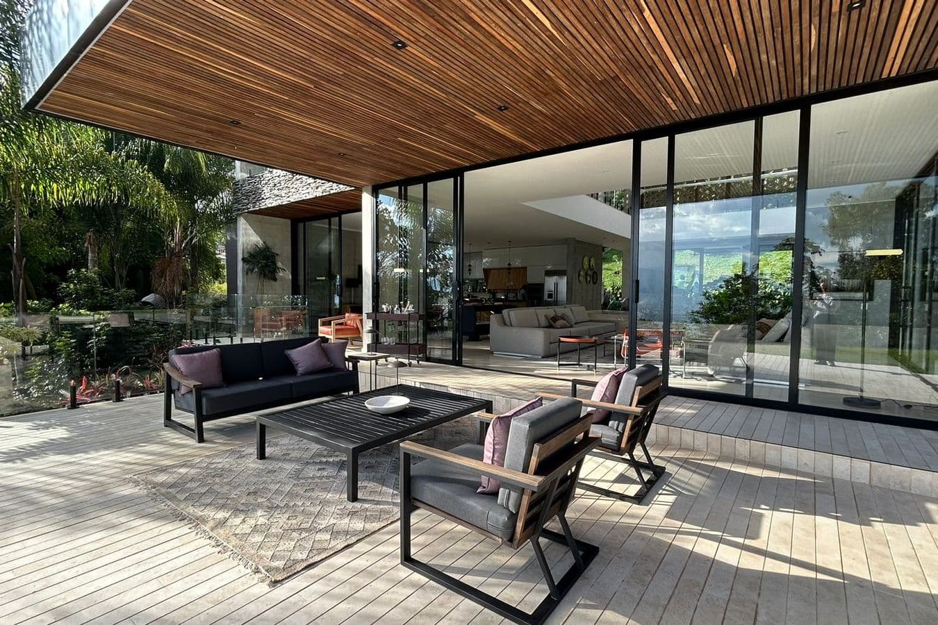 Teddy's mid-century modern home in "The Night Manager" season two.
