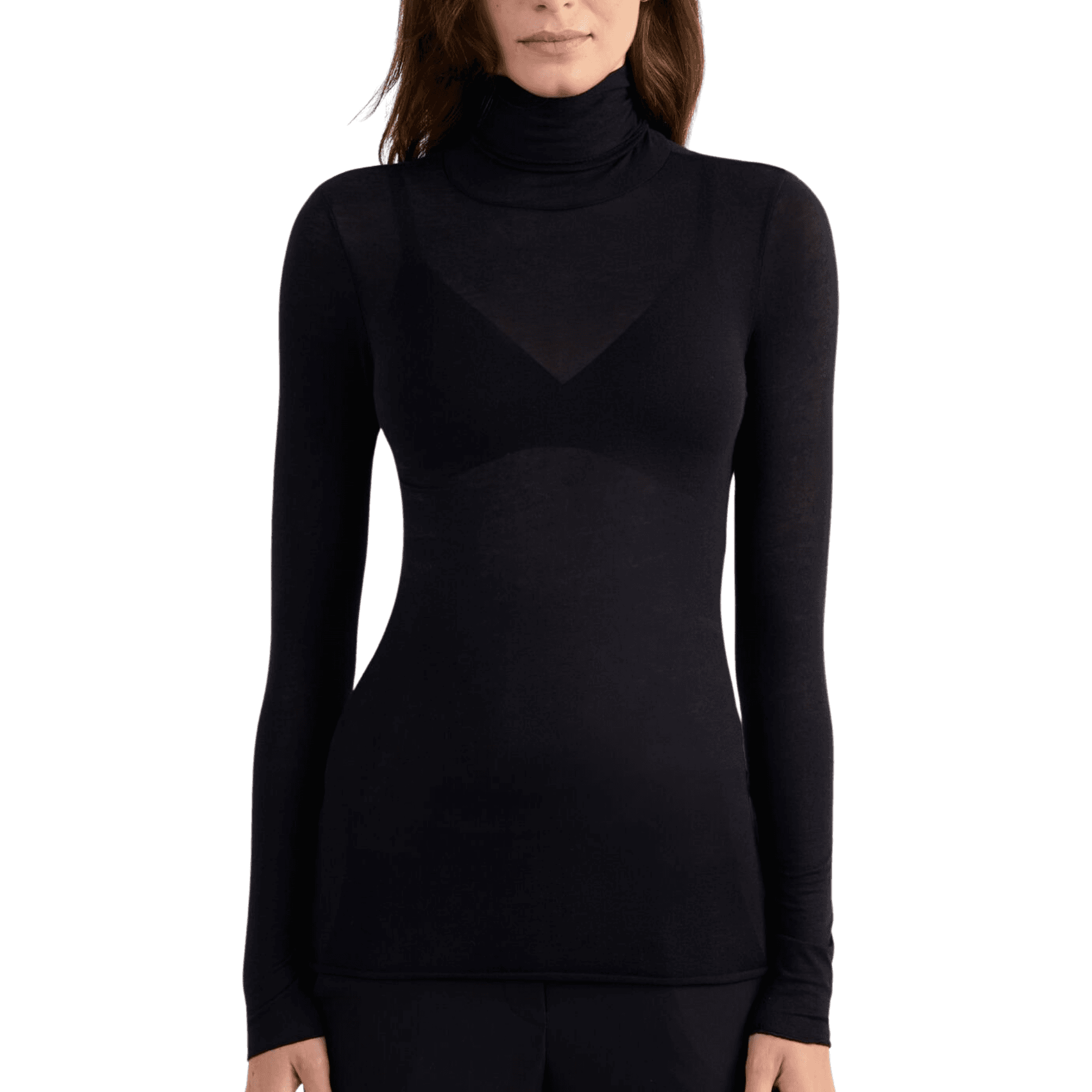 Intimissimi Modal Cashmere Ultralight High-Neck Top
