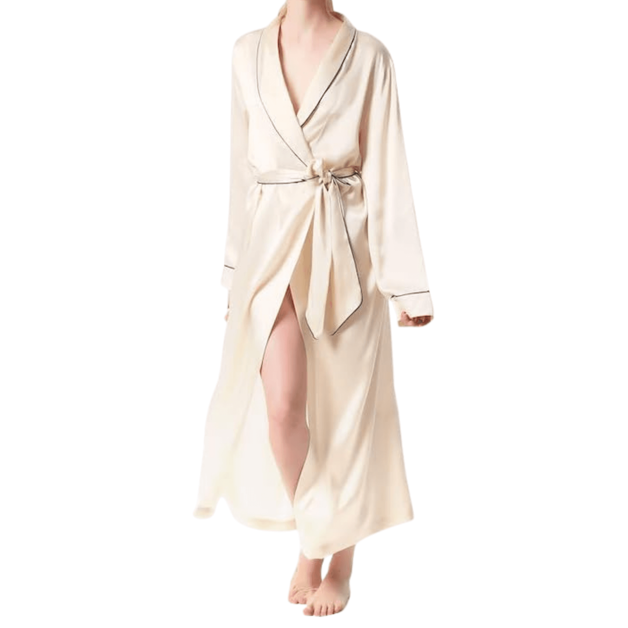 Jasmine Silk Luxury Pure Silk Dressing Gown Robe