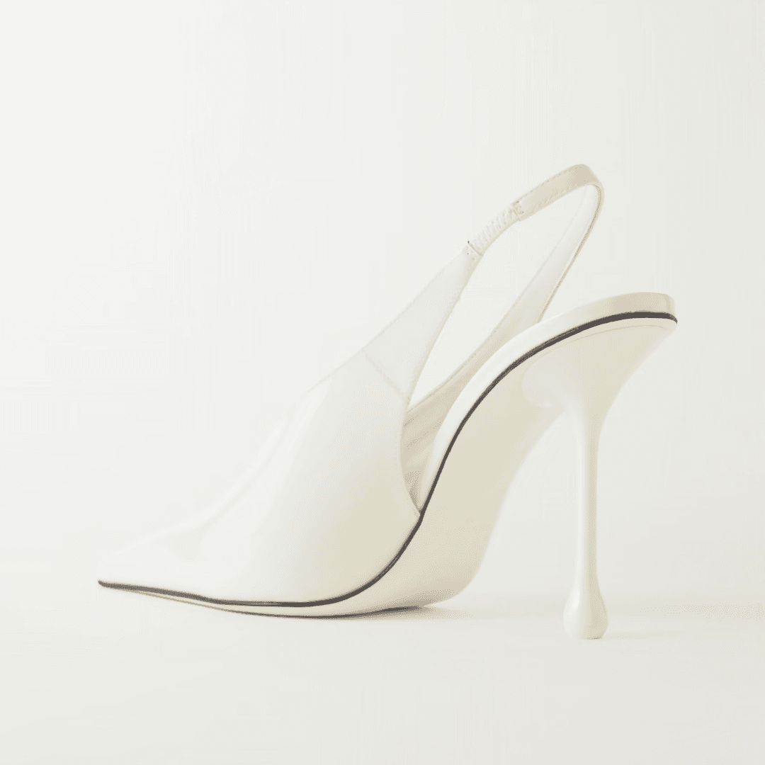 Jimmy Choo Isa 95 patent-leather pumps