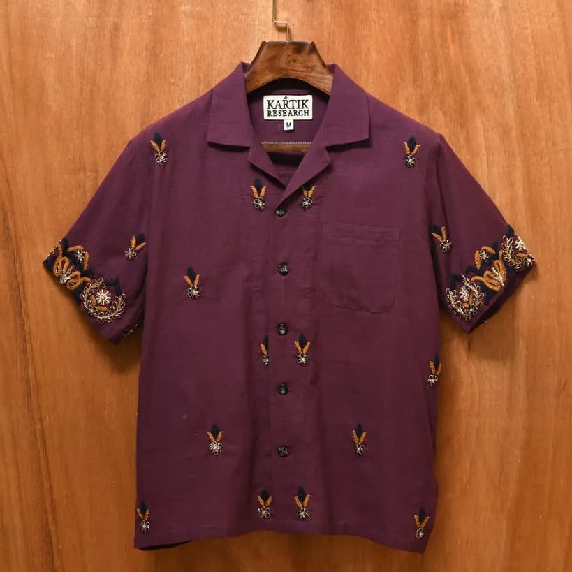 Kartik Research Embroidered Vacation Shirt