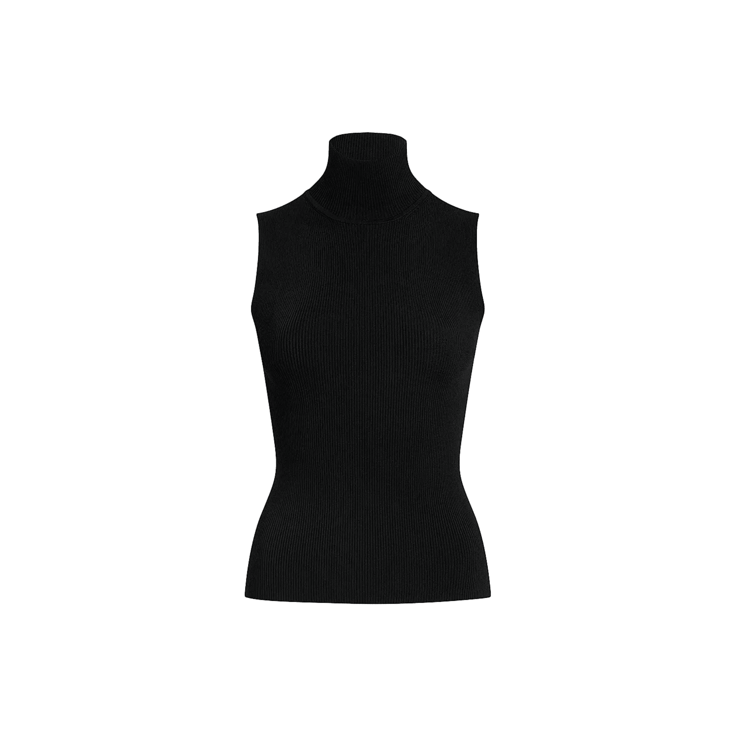Khaite Benita Ribbed Turtleneck Tank