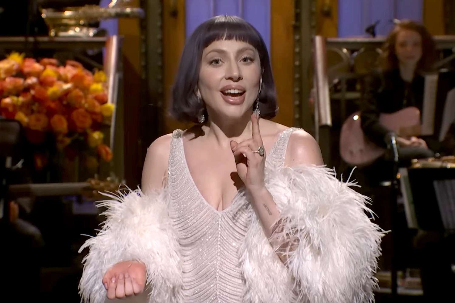 Lady Gaga on "Saturday Night Live".
