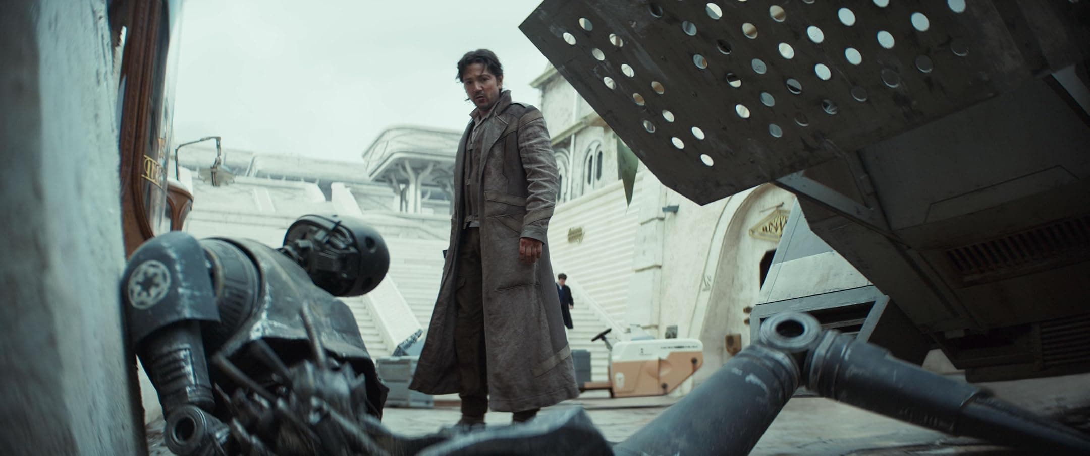 Diego Luna and Alan Tudyk in "Andor".