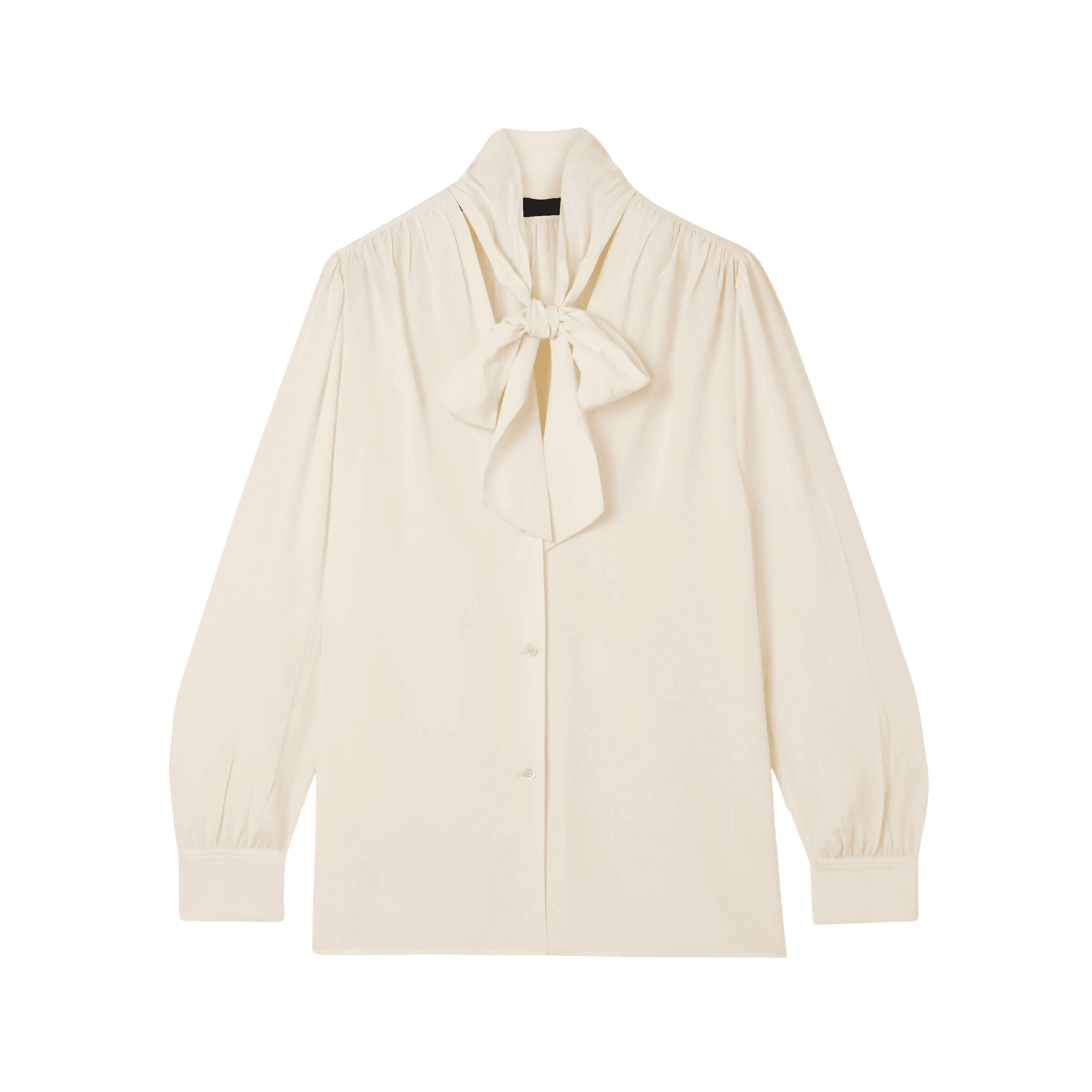 NILI LOTAN Colt pussy-bow silk crepe de chine blouse