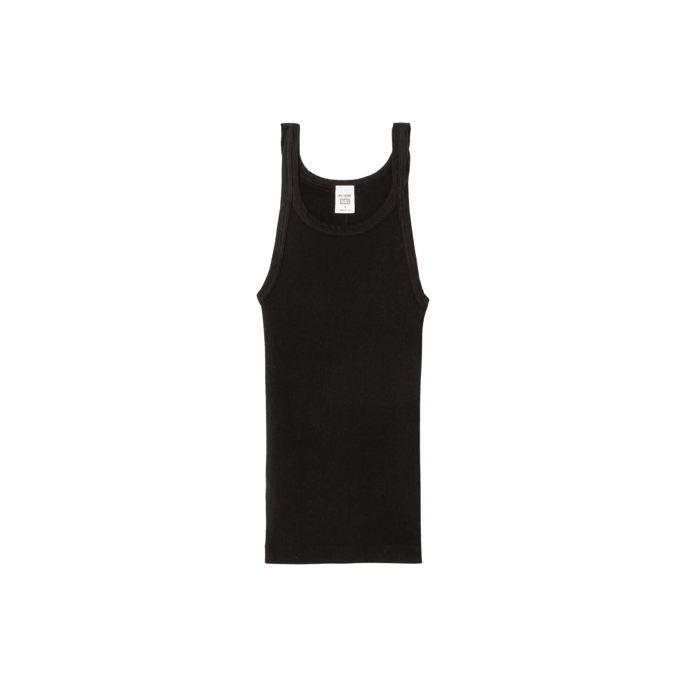 Re/Done HANES RIBBED TANK