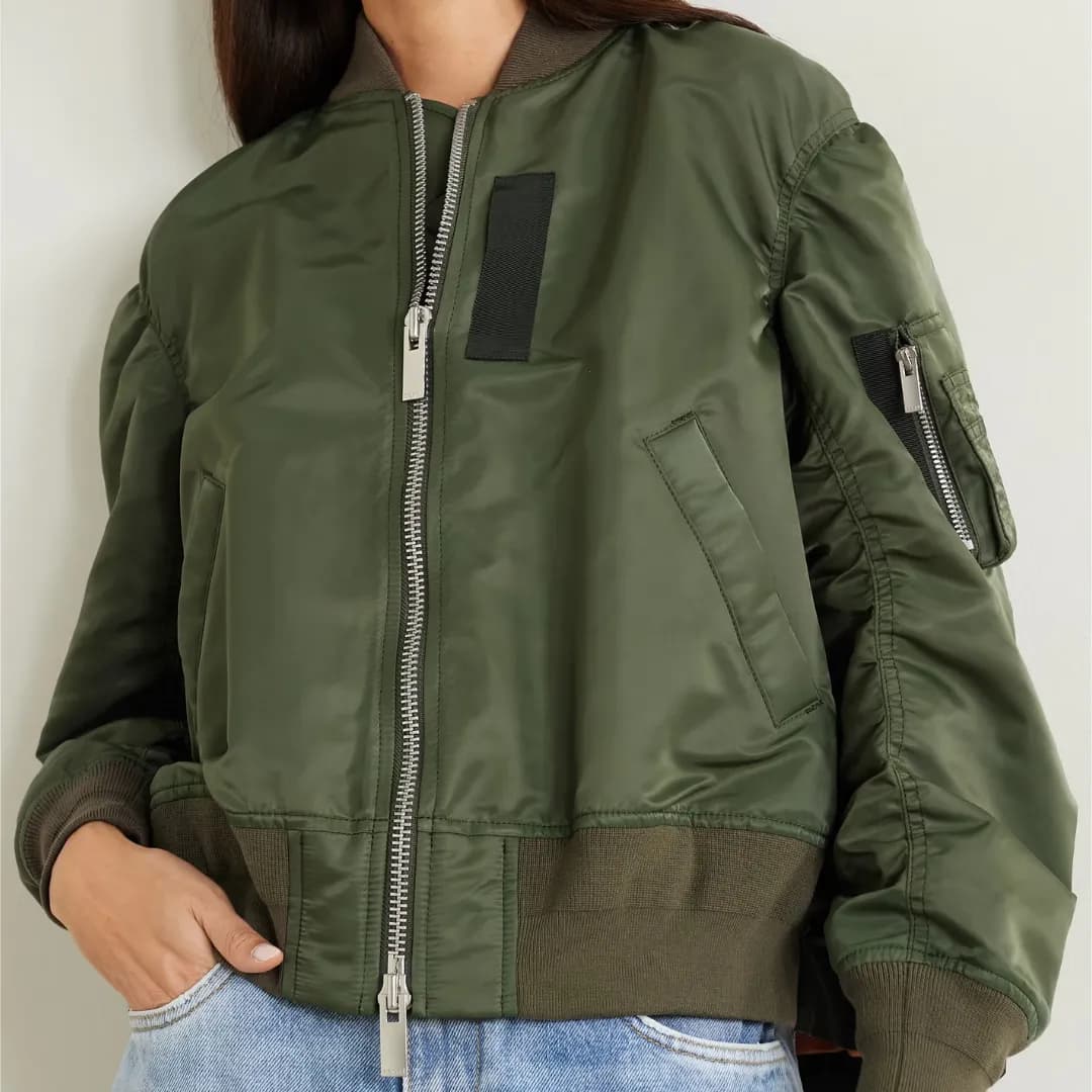 SACAI Shell Bomber Jacket