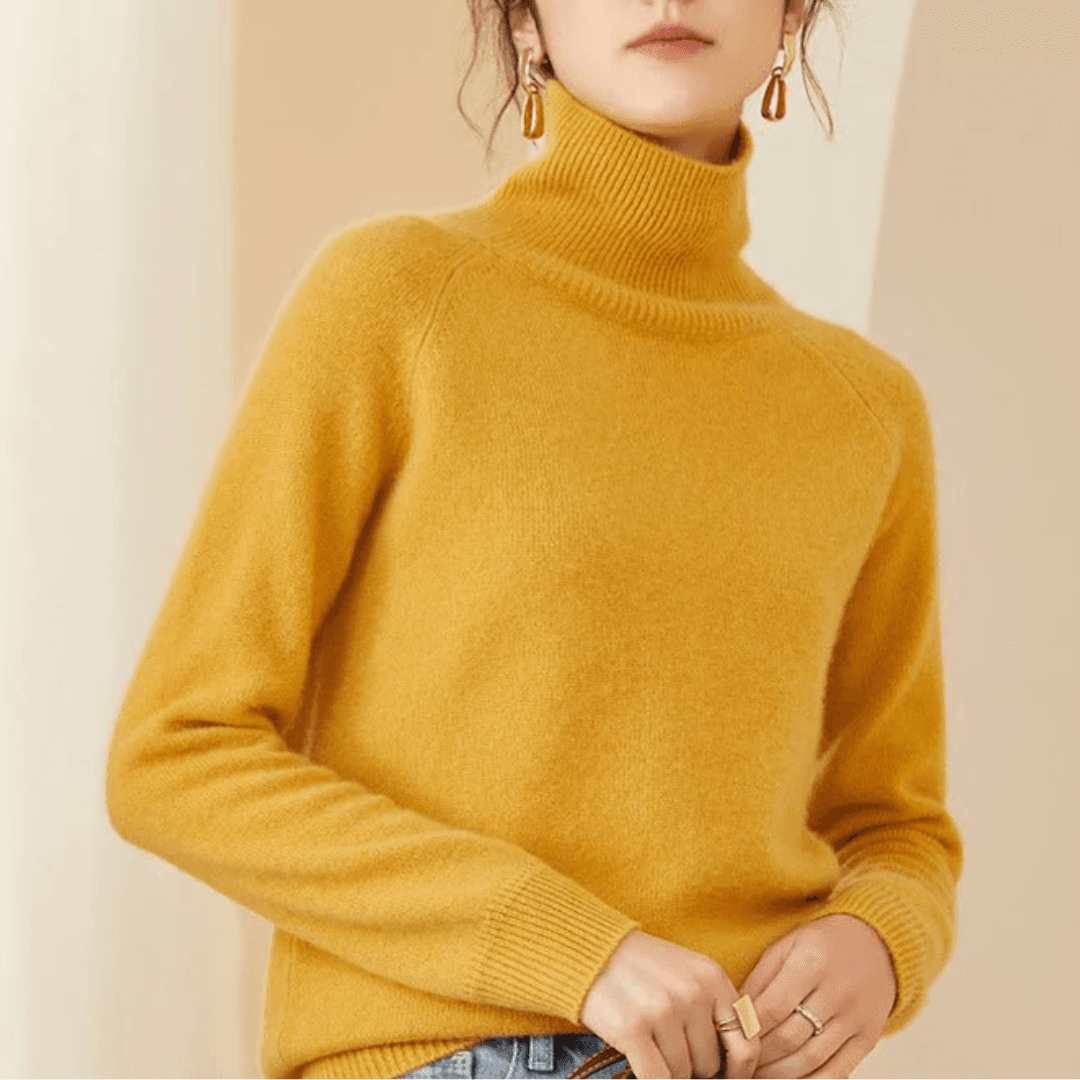 Slipintosoft Womens Ribbed Turtleneck.