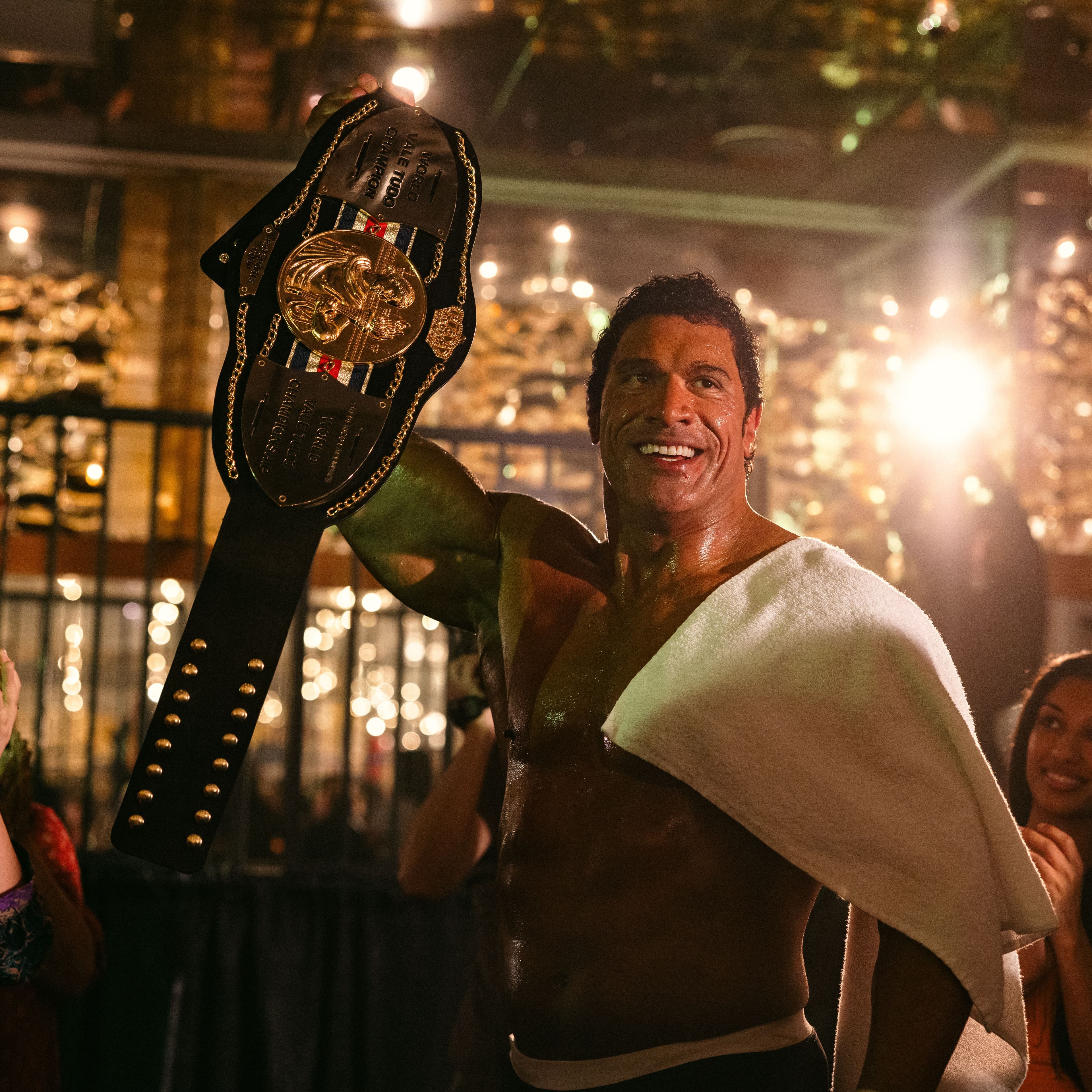 Dwayne Johnson in "The Smashing Machine."