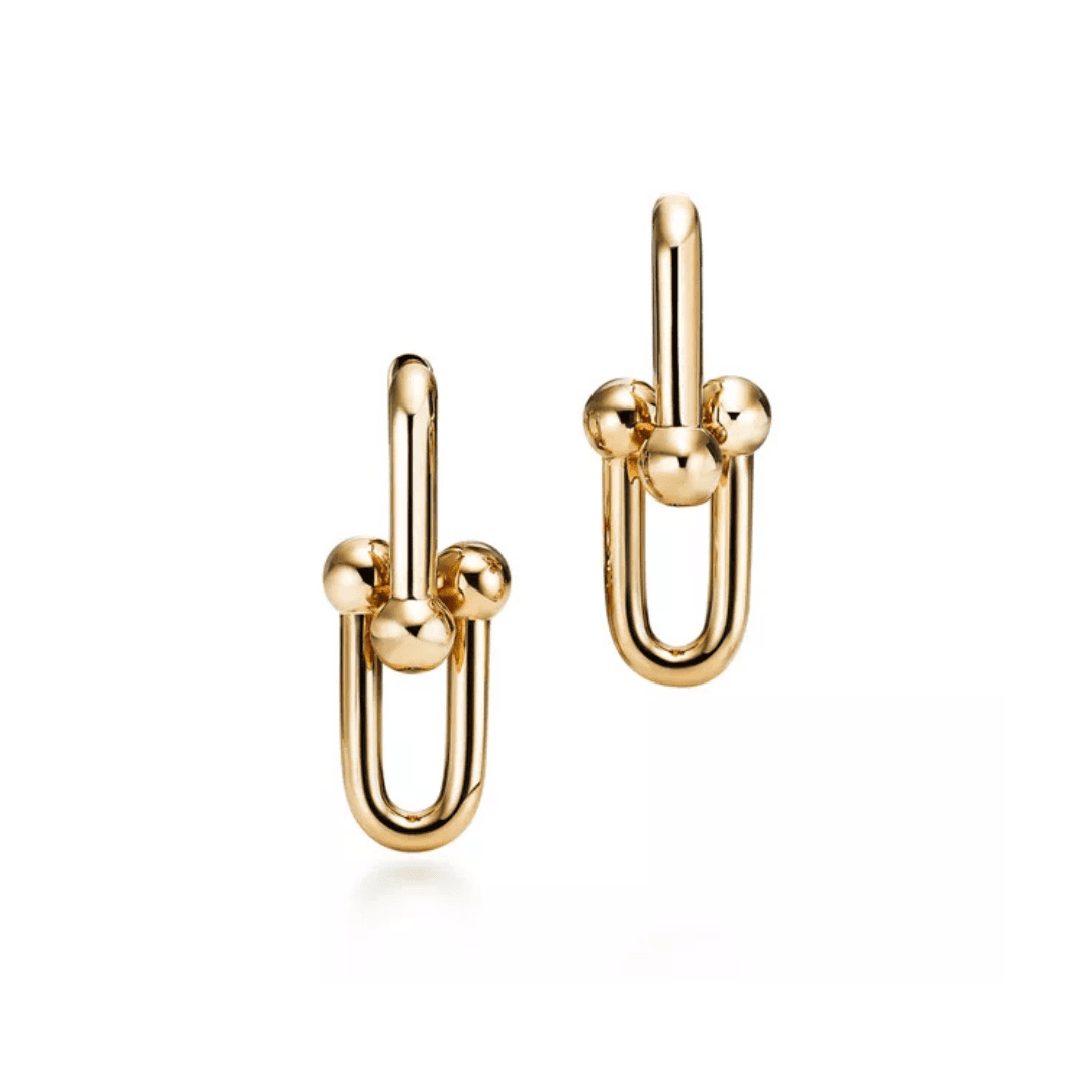 The Tiffany & Co. Hardwear Large Link Earrings in Yellow Gold