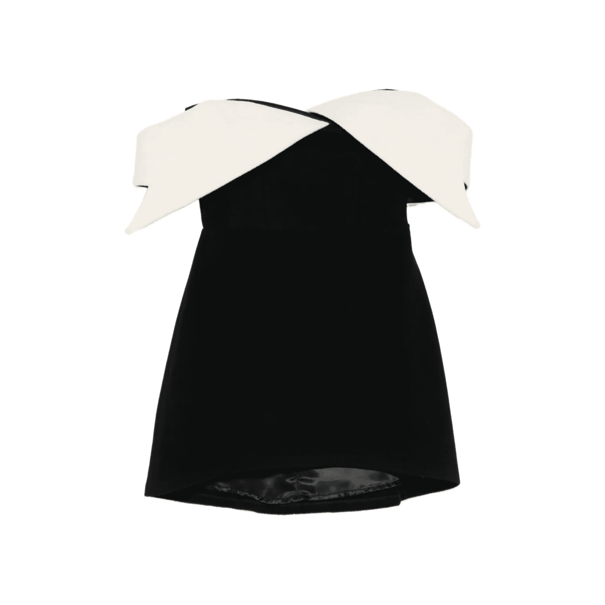 Vestiaire d'un Oiseau Libre off-shoulder collared mini dress