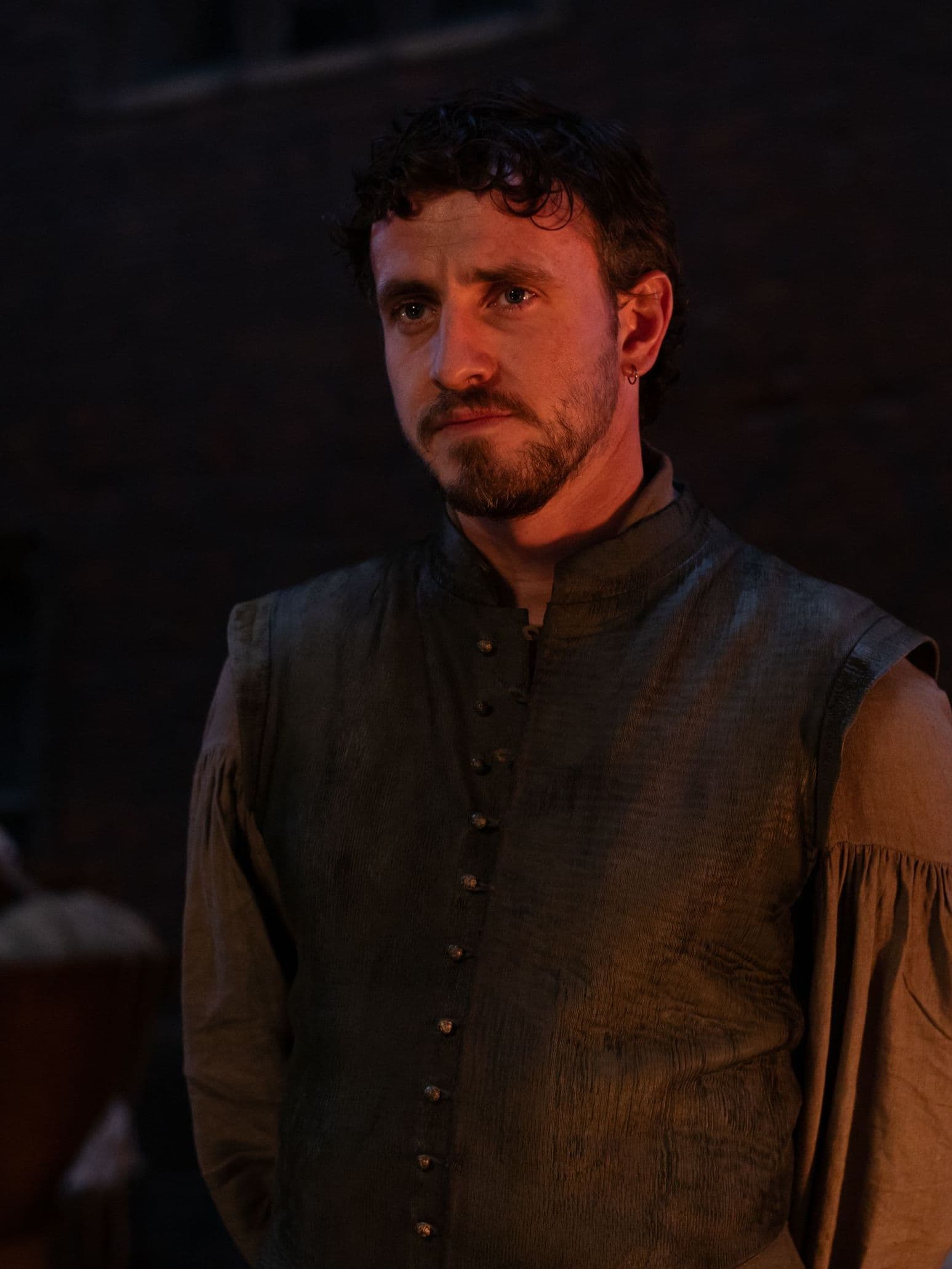Actor Paul Mescal as William Shakespeare in a still from "Hamnet."